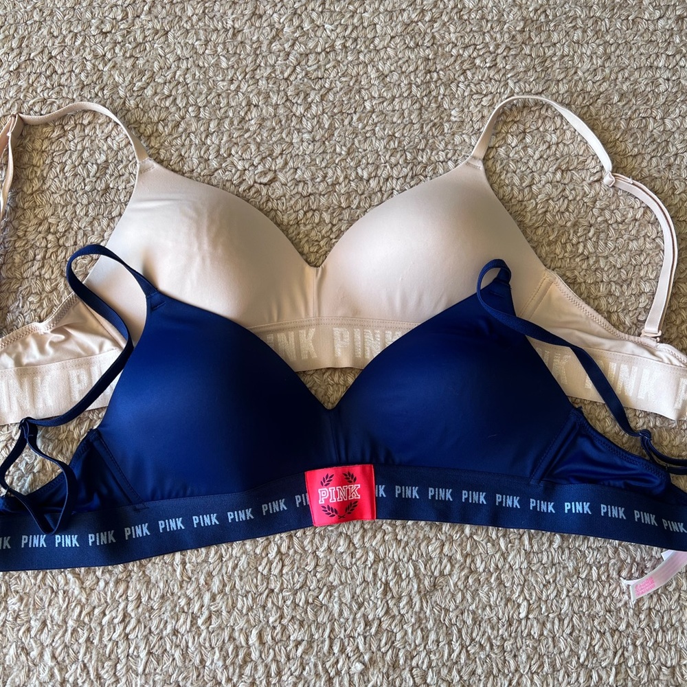 Victoria’s Secret PINK bralette bundle 32C